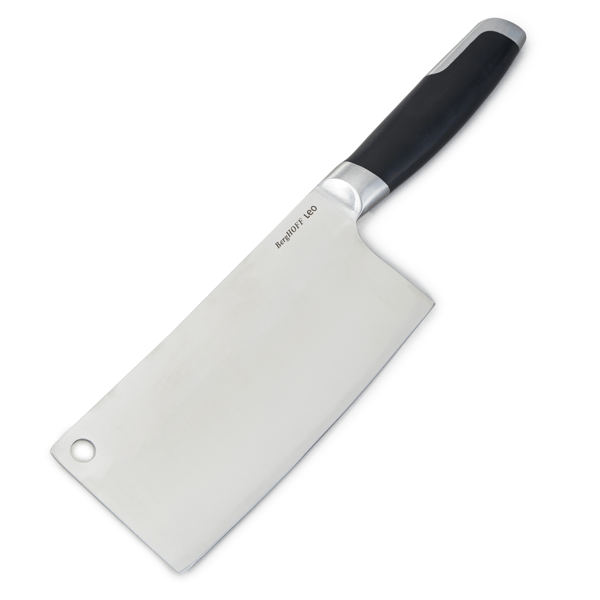 BergHOFF Leo Graphite 7in. Forged Stainless Steel Cleaver, Black