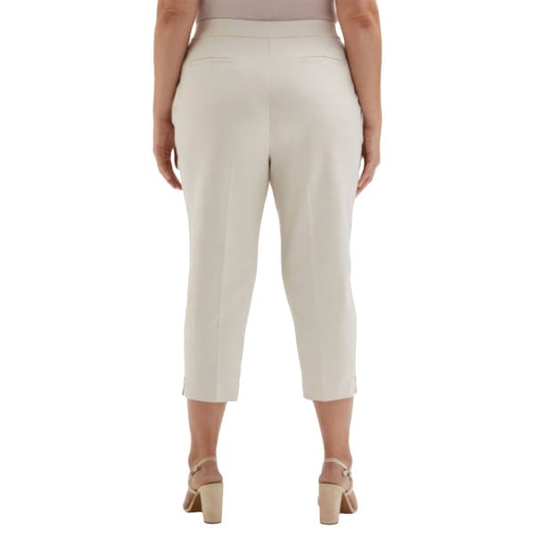 Plus Size Rafaella® Satin Twill Capris with Grommets