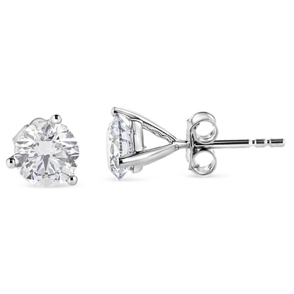 Haus of Brilliance 1/2ctw. Lab Grown Diamond Solitaire Earrings - image 