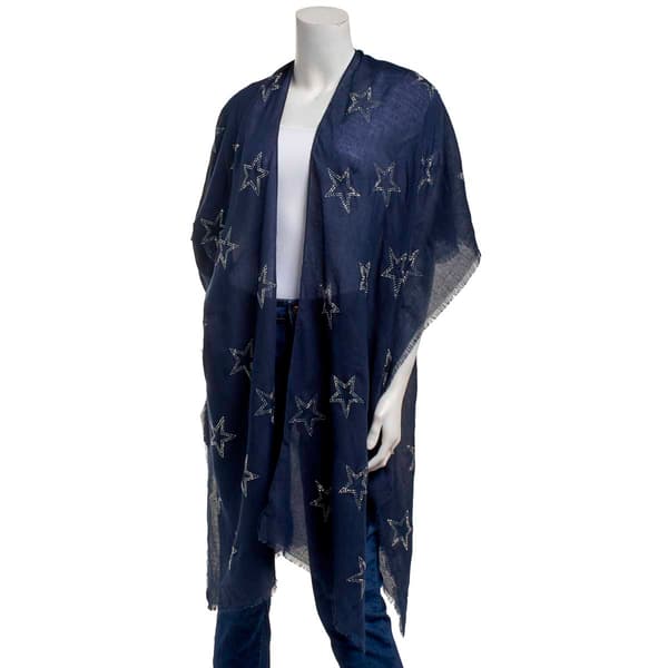 Womens Lulu Bling Star Ruana - image 