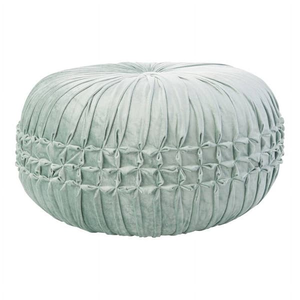 Nourison Velvet Pouf - image 