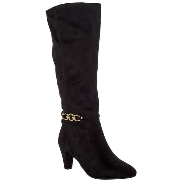 Womens Jones New York Helio Ornamented Knee High Tall Boots - image 