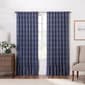 Martha Stewart Ruffle Stripe Poseidon Rod Pocket Panel Curtain - image 1