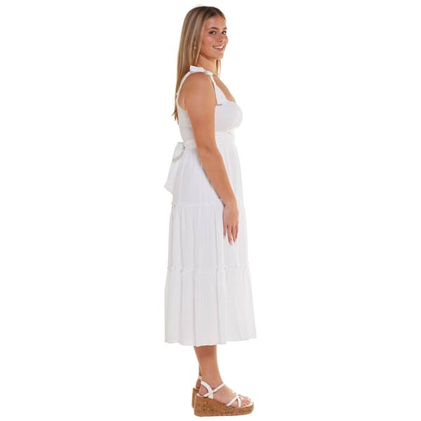 Juniors Trixxi Athenian Linen Midi Dress