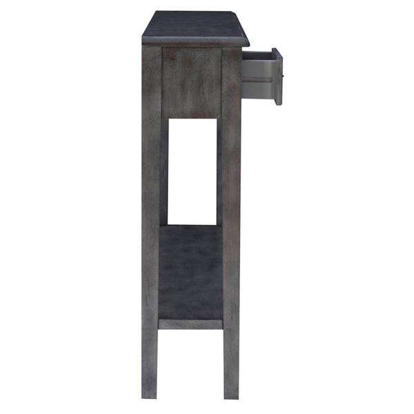 Linon Home Decor Daisy Grey Console Table