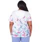 Plus Size Alfred Dunner Summer Breeze Butterfly Border Blouse - image 3