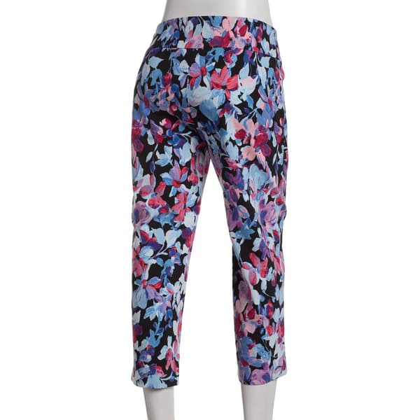 Plus Size Zac & Rachel Pull On Crop Casual Pants