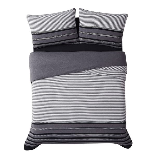 Sean John Knit Stripe Jersey Duvet Cover Set