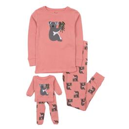 Leveret Girl and Doll Cotton Pajamas Giraffe 14 Year 