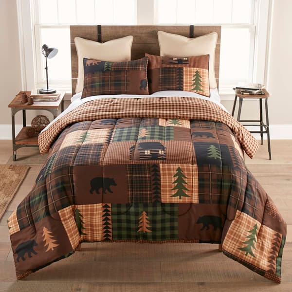 Your Lifestyle by Donna Sharp Brown Bear Cabin Comforter Set - image 