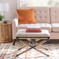 Linon Home Decor Ashburn Campaign Accent Striped Stool - image 12