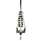 CC Christmas Decor Black & White Dangle Christmas Ornament - image 1