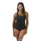 Womens Dolfin&#174; Aquashape Solid Twist Back Tankini Swim Top - image 4