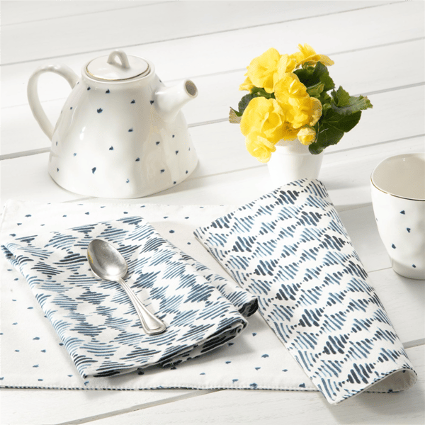 Lenox® Blue Bay Diamond Napkins - Set of 4