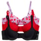 Womens Juicy Couture 3pk Push Up Bra- JC5301-3PKMH - image 1