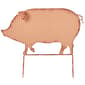 Corrugated Metal Garden Pig Stake - image 1