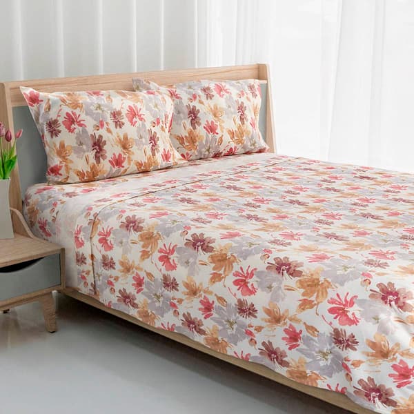 Avanti Wildflowers Flannel Sheet Set