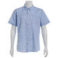 Mens IZOD® Striped Chambray Short Sleeve Button Down Shirt - image 1