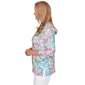 Womens Alfred Dunner Classics Stained Glass Floral Blouse - image 4