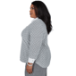 Plus Size Alfred Dunner Vail Diamond Texture Two in One Blouse - image 4