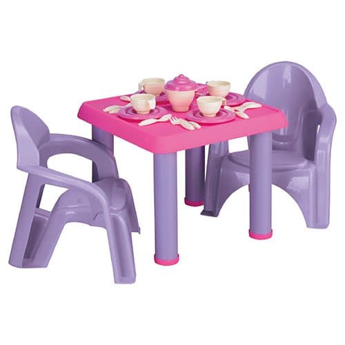 American Plastics 28pc. Tea Party Set - image 