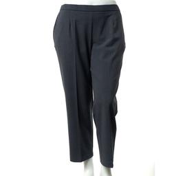 Petite Briggs Bistretch Flat Front Elastic Back Pant-Short