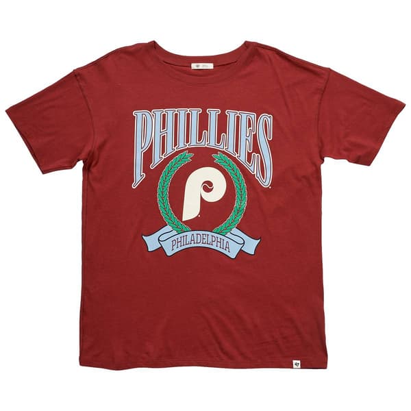 Womens ''47 Brand Short Sleeve Phillies Laurel Tee