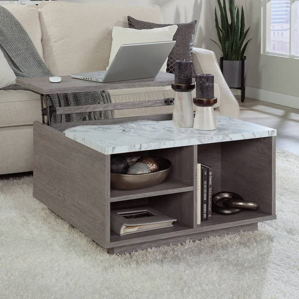 Sauder East Rock Modern Lift-Top Coffee Table