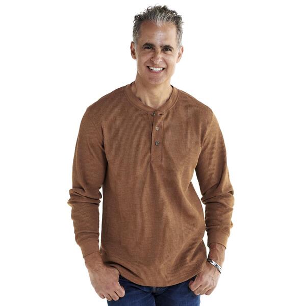Mens Alpine Lakes Long Sleeve Thermal Henley - image 