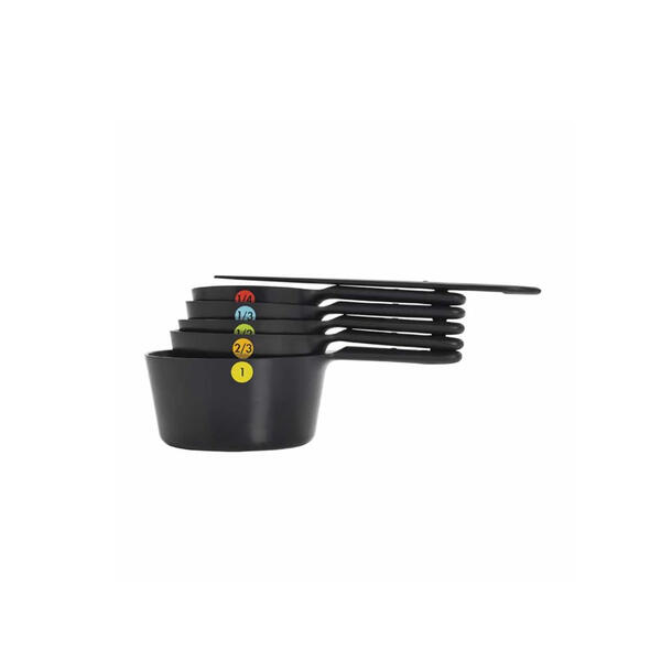 OXO Good Grips&#40;R&#41; 6-piece Plastic Measuring Cups - Black - image 
