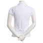 Juniors Madden Girl Cap Sleeve Jersey Button Up Tie Back Top - image 3