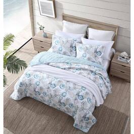 Tommy Bahama Freeport 136 Thread Count Reversible Quilt Set