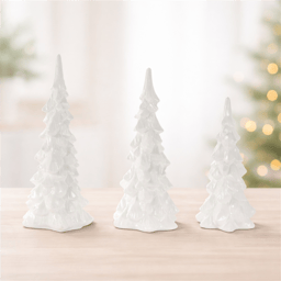 Melrose Ceramic Pine Tree - Set of 3