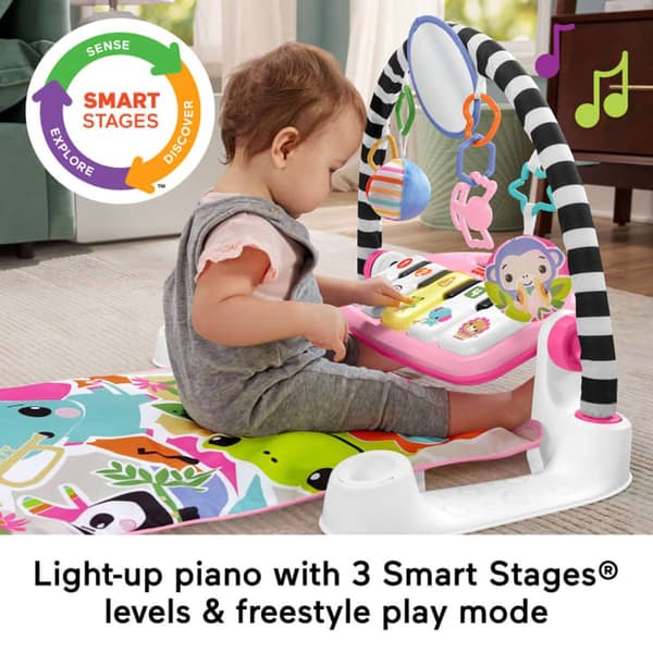 Fisher-Price&#174; Glow & Grow Kick & Play Piano - Pink