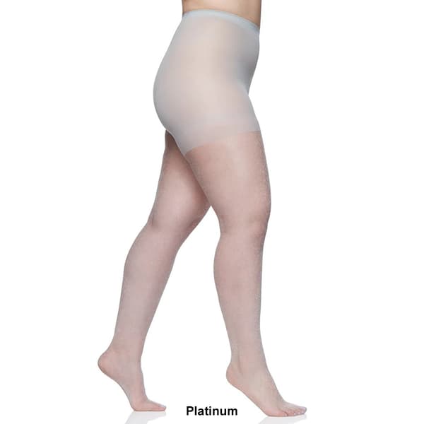 Plus Size Berkshire Queen Shimmer Pantyhose