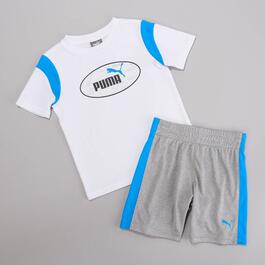 Toddler Boy Puma&#40;R&#41; Performance Tee & Shorts Set