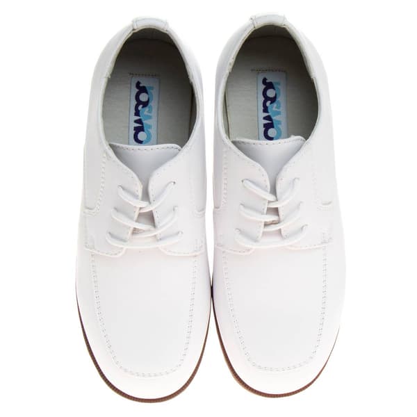 Little Boys Josmo White Lace Up Dress Oxfords