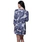 Plus Size J Valdi Monstera 3/4 Sleeve V Neck Tunic Swim Cover Up - image 2