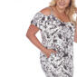 Plus Size White Mark Cold Shoulder Tie-Dye Maxi Dress - image 5
