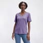 Petite Hasting & Smith Elbow Sleeve V Neck Tee - image 1