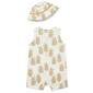 Baby Boy &#40;3-12M&#41; Little Me&#174; Pineapple Romper with Hat - image 3