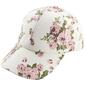 Womens Madd Hatter All Over Floral Baseball Cap - image 1
