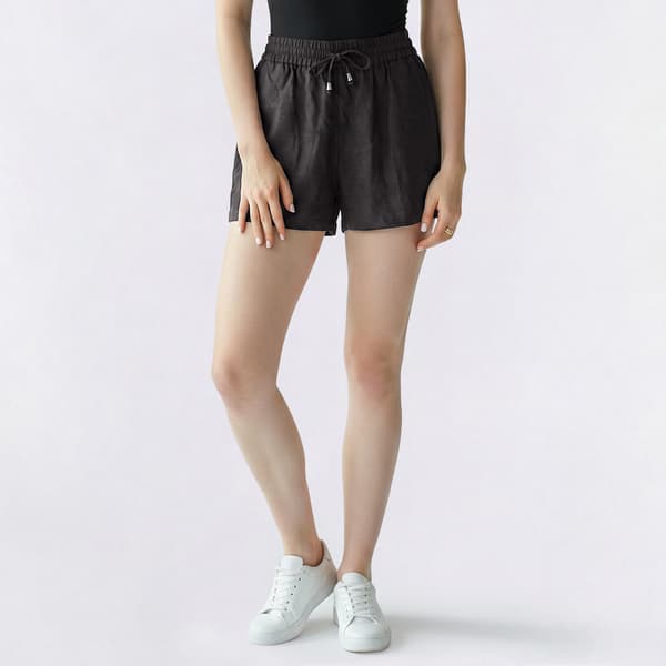 Juniors Love Tree Linen Pullover Short With Metal Tip