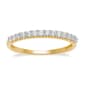 Diamond Classics(tm) Gold Over Silver 1/4ctw Lab Diamond Ring - image 1