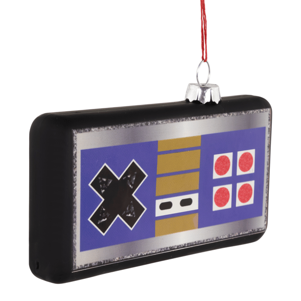 Northlight Retro Game Controller Glass Christmas Ornament