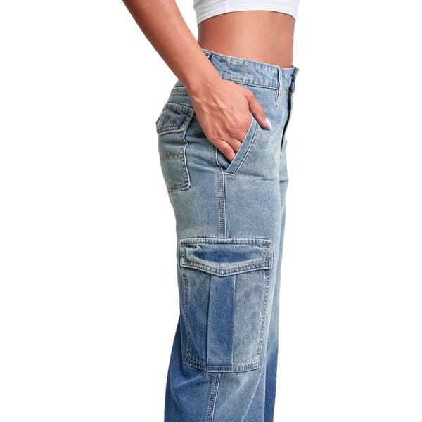 Juniors YMI&#174; Relaxed Fit Ombre Cargo Jeans