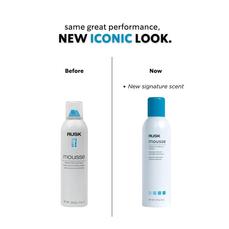 Rusk Max Volume and Control Mousse