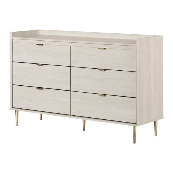 South Shore Hype Winter Oak 6-Drawer Double Dresser - image 