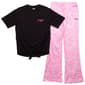 Girls (7-16) Puma® Tie Front Pocket Tee w/ Leopard Legging Set - image 2