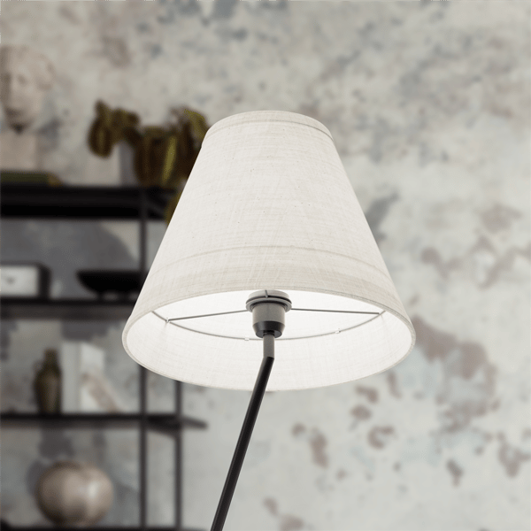 Infibrite 23in. Angular Base Table Lamp with Conical Shade